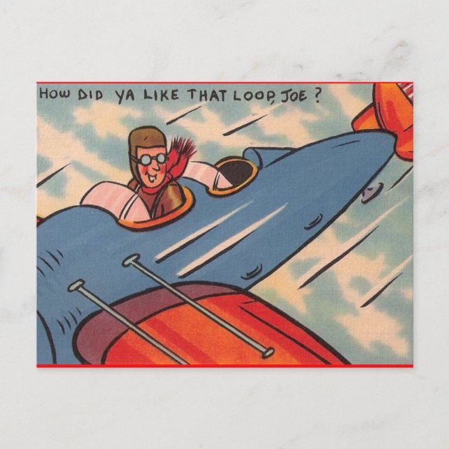 Carte Postale Comment est-ce que Ya aimait la boucle, Joe ? ! (Devant)