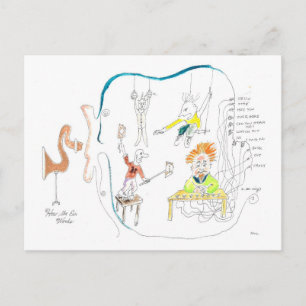 Carte Postale Comment fonctionne l'oreille