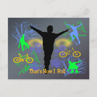 Carte postale Comment je roule (Tween Boys)