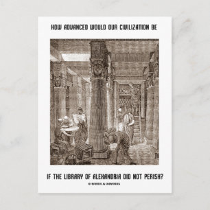 Carte Postale Comment la civilisation avancée peut être si la bi