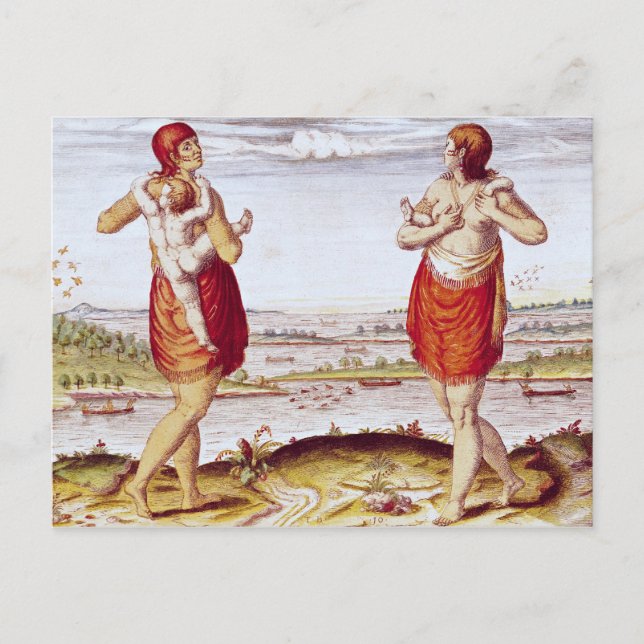 Carte Postale Comment les femmes de Dasamonquepeuc (Devant)