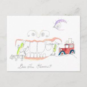 Carte Postale Comment nettoyer les dents