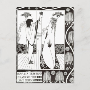 Carte Postale Comment Sir Tristram a bu la boisson d'amour Beard