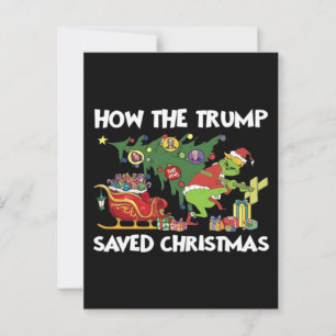 Carte Postale Comment Trump a sauvé Noël