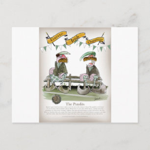 Carte Postale commentateurs sportifs irlandais