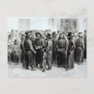 Carte Postale Commerçants et marchands juifs