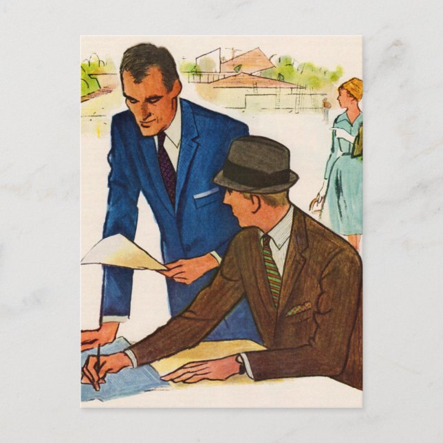 Carte Postale commerce (Devant)