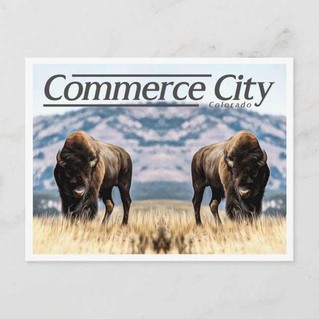 CARTE POSTALE COMMERCE CITY COLORADO (Devant)