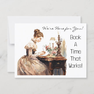 Carte postale commerciale de l'entreprise de marke