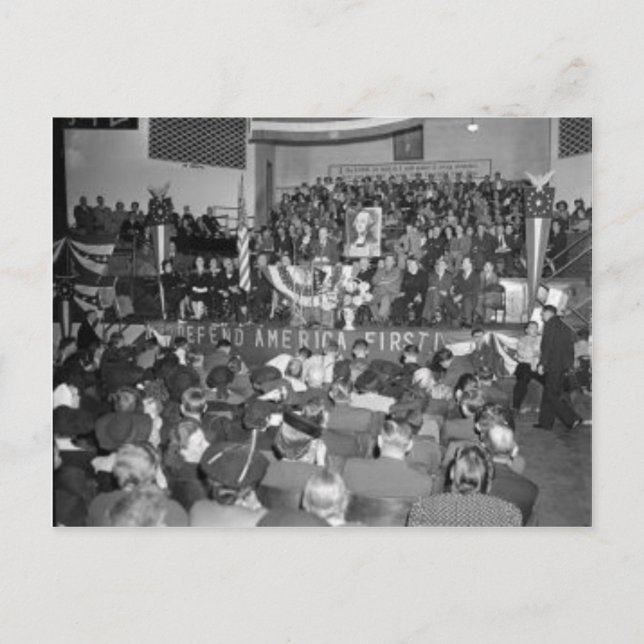 Carte Postale Commission Amérique (Devant)