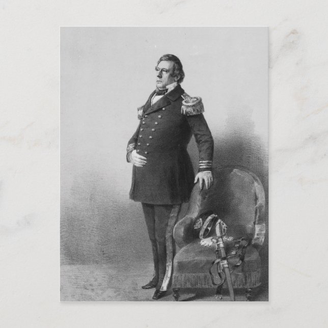 Carte Postale Commodore Matthew Calbraith Perry (Devant)