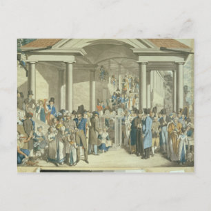 Carte Postale Communauté de santé à la fontaine de Karlsbad