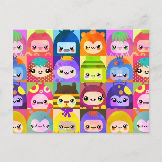 Carte Postale Communauté Little Kawaii Monster (Devant)