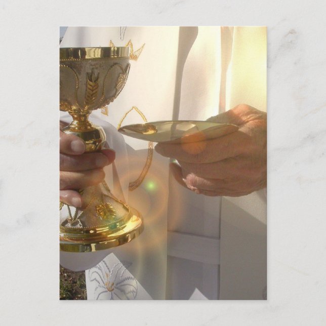 Carte postale communion (Devant)