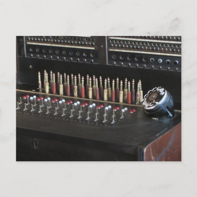 Carte Postale Commutateur téléphonique (Devant)