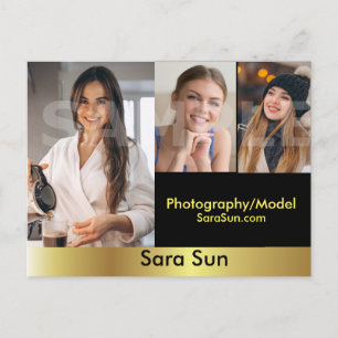 Carte Postale Comp Capture D'Écran À 2 Côtés Et Modèle