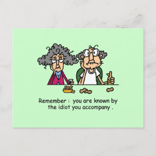Carte Postale Compagnie Idiot