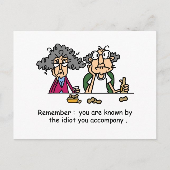 Carte Postale Compagnie Idiot (Devant)