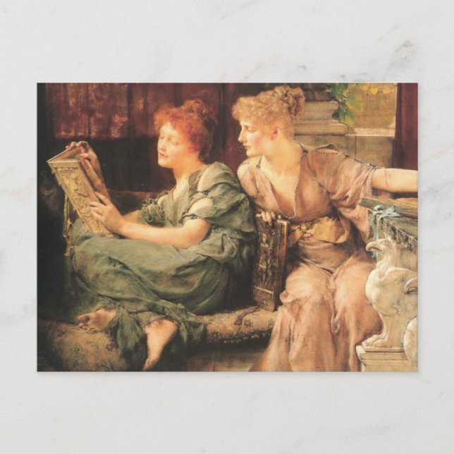 Carte Postale Comparaisons en détail par Lawrence Alma-Tadema (Devant)