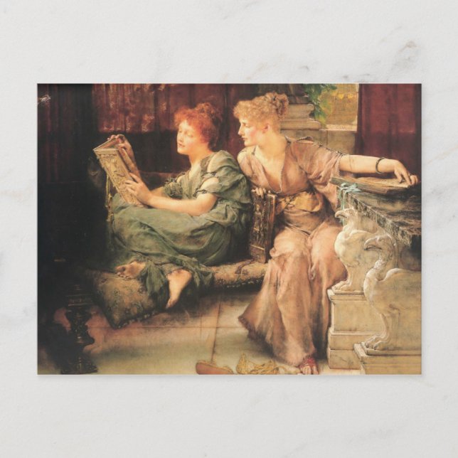 Carte Postale Comparaisons par Lawrence Alma-Tadema (Devant)