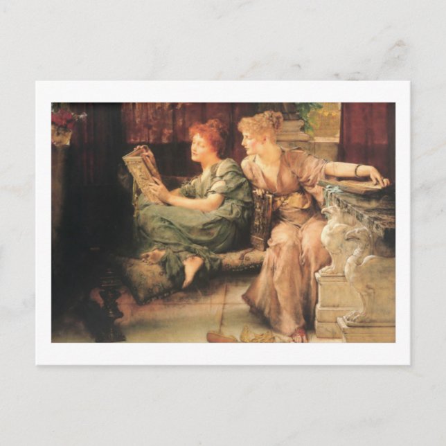 Carte Postale Comparaisons par Lawrence Alma-Tadema (Devant)