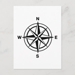 Carte Postale Compas nautique