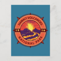 Compas Rétro du Parc national des volcans d'Hawaï