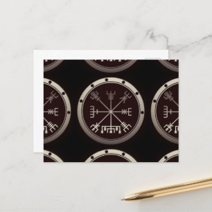 Carte Postale Compas viking Vegvisir