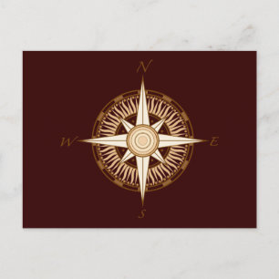 Carte postale Compass antique