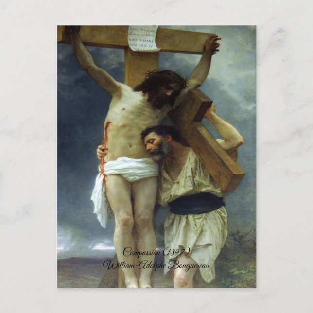 Carte Postale Compassion de Christ Bouguereau (Devant)