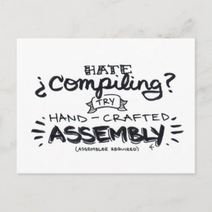 Carte Postale compiler la haine ?
