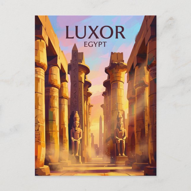Carte Postale Complexe du temple de Karnak Égypte (Devant)