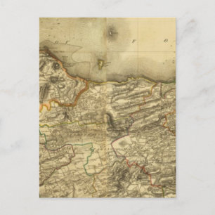 Carte Postale Composé du comté d'Édimbourg