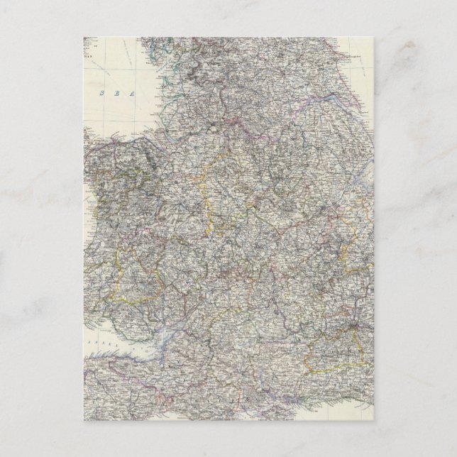 Carte Postale Composite Angleterre, Pays de Galles (Devant)