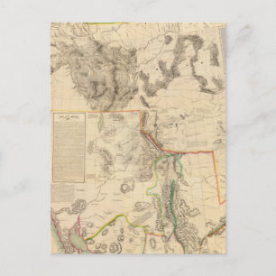 Carte Postale Composite Ouest des États-Unis