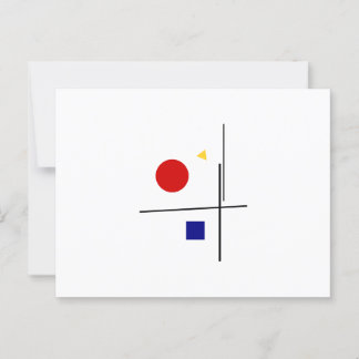 Carte Postale Composition Bauhaus classique
