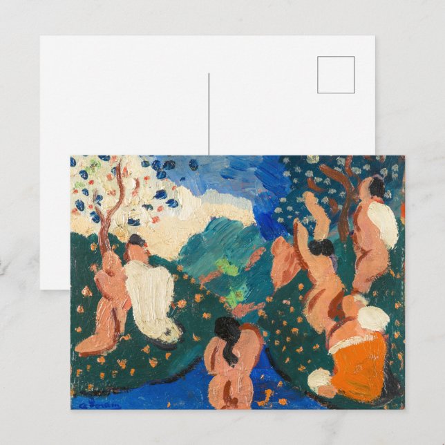 Carte Postale Composition classique | Andre Derain | (Devant / Derrière)