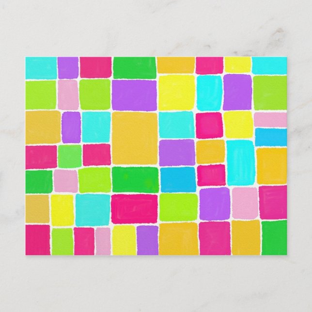 Carte Postale Composition de l'aquarelle (Devant)