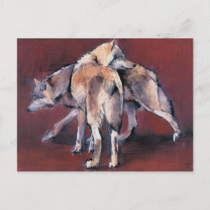 Carte Postale Composition du loup 2001