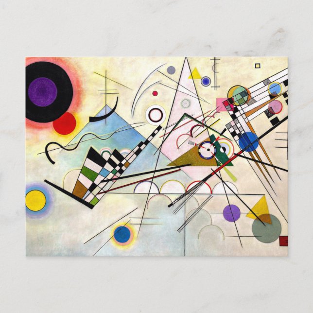 Carte Postale Composition Kandinsky 8 (Devant)