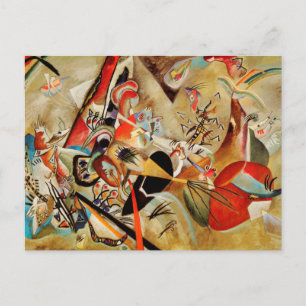 Carte Postale Composition Kandinsky Abstraite