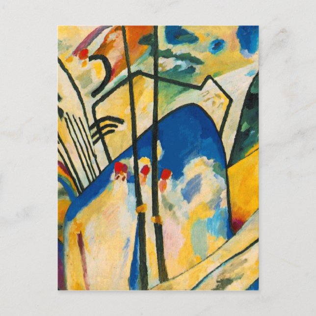 Carte Postale Composition Kandinsky IV (Devant)