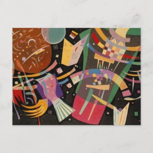 Carte Postale Composition Kandinsky X Oeuvre Abstraite