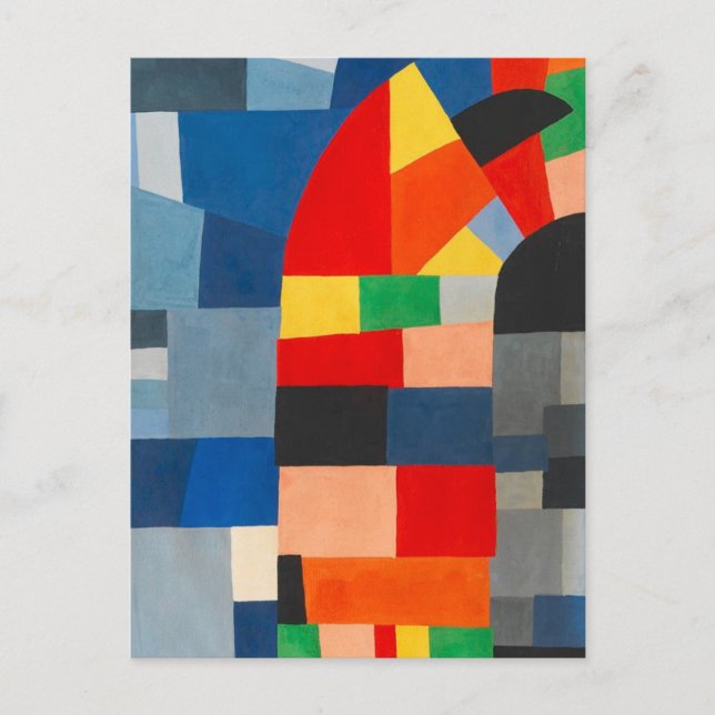 Carte Postale Composition par Otto Freundlich (Devant)