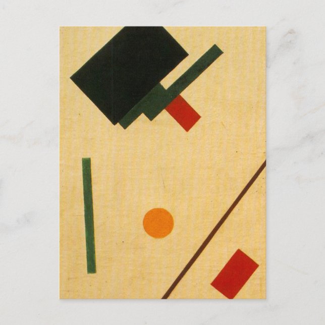 Carte Postale Composition suprématiste par Kazimir Malevich (Devant)