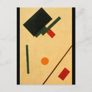 Carte Postale Composition suprématiste par Kazimir Malevich,