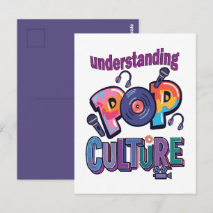 Carte Postale Compréhension de la culture populaire Fête disco
