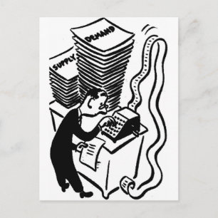 CARTE POSTALE COMPTABLE