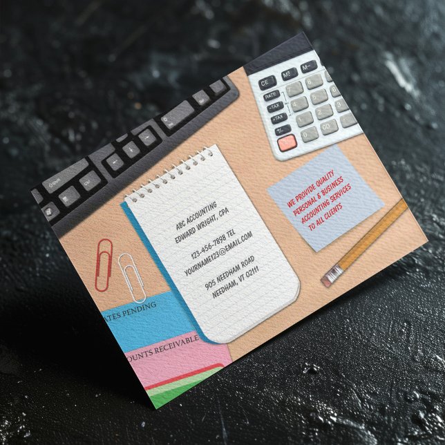 Carte postale comptable (Créateur téléchargé)