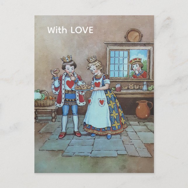 Carte Postale Comptine de la Reine de Cœur (Devant)